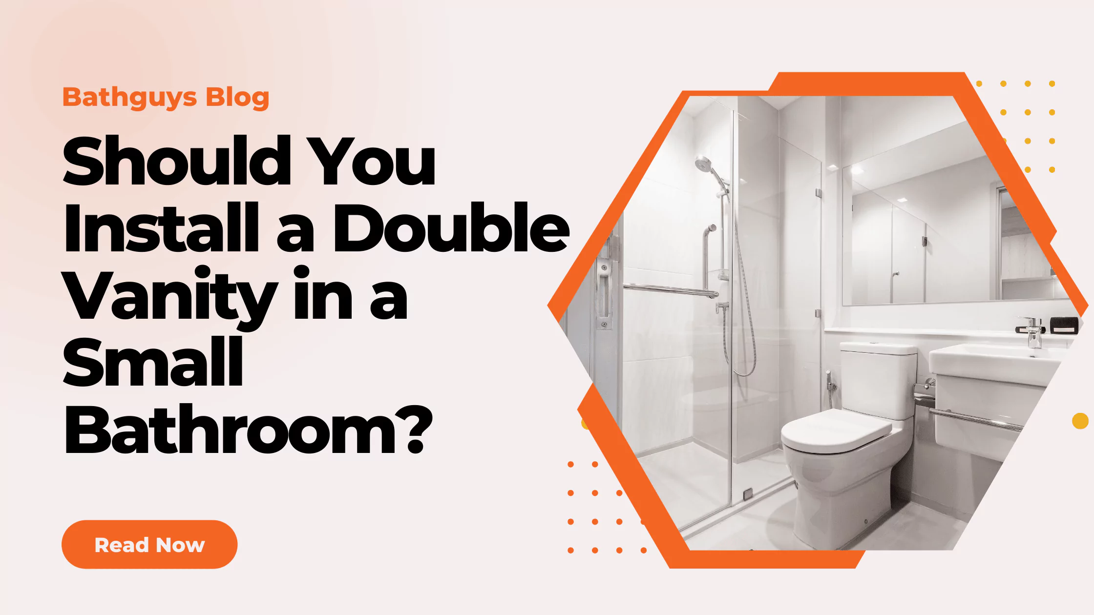 Double Vanity in a Small Bathroom