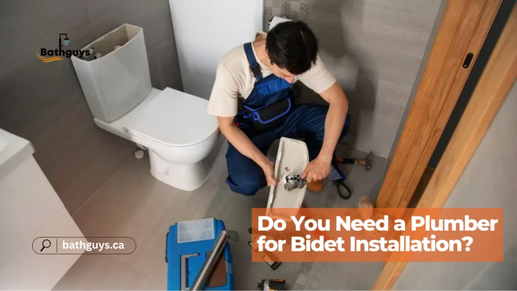 Professional bidet installation in Toronto by licensed plumber in modern bathroom

