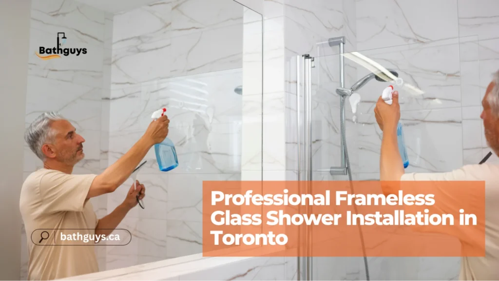 frameless shower condo bathroom toronto professional glass shower installation