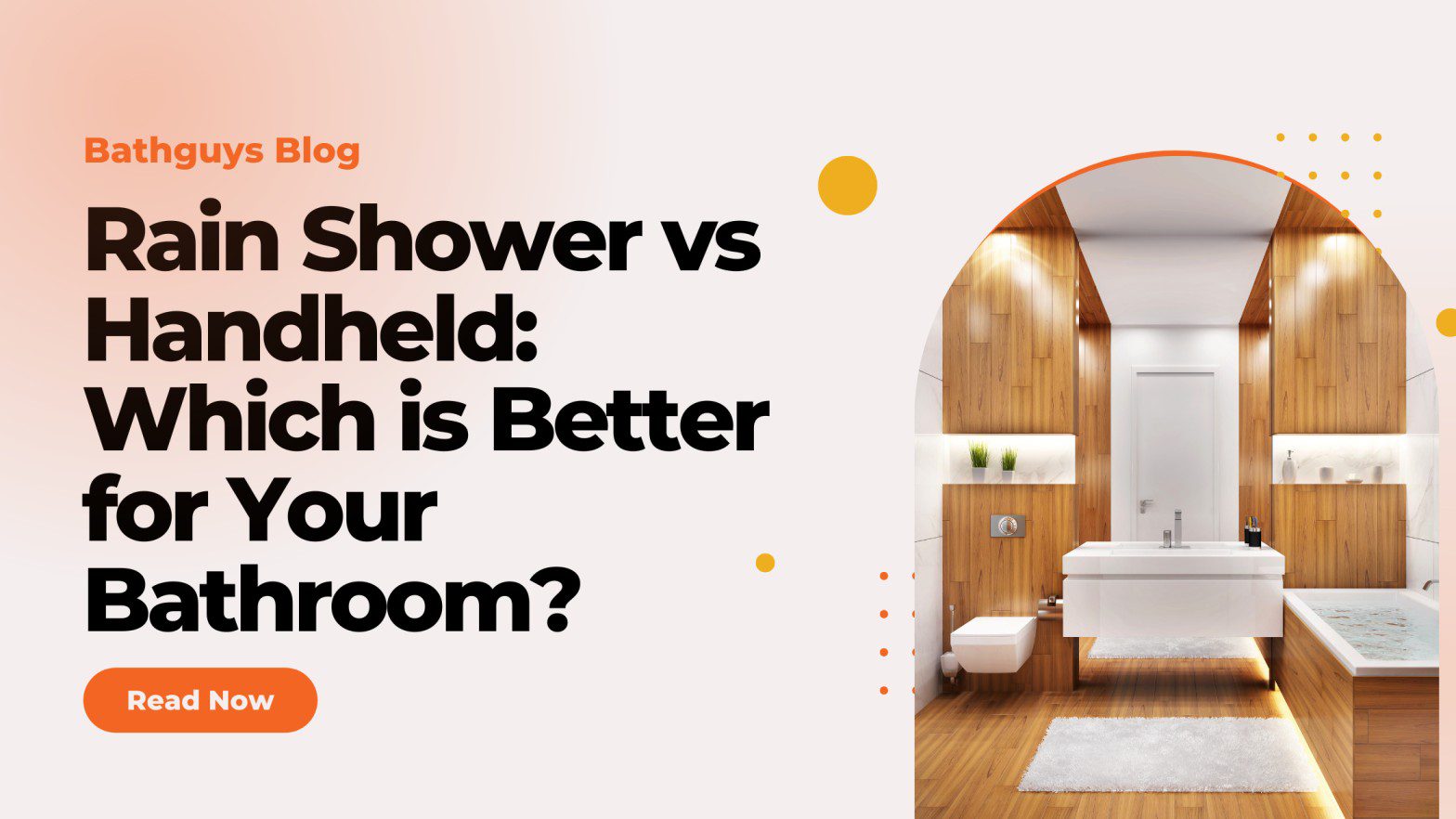 Rain Shower vs Handheld: Which is Better for Your Bathroom?