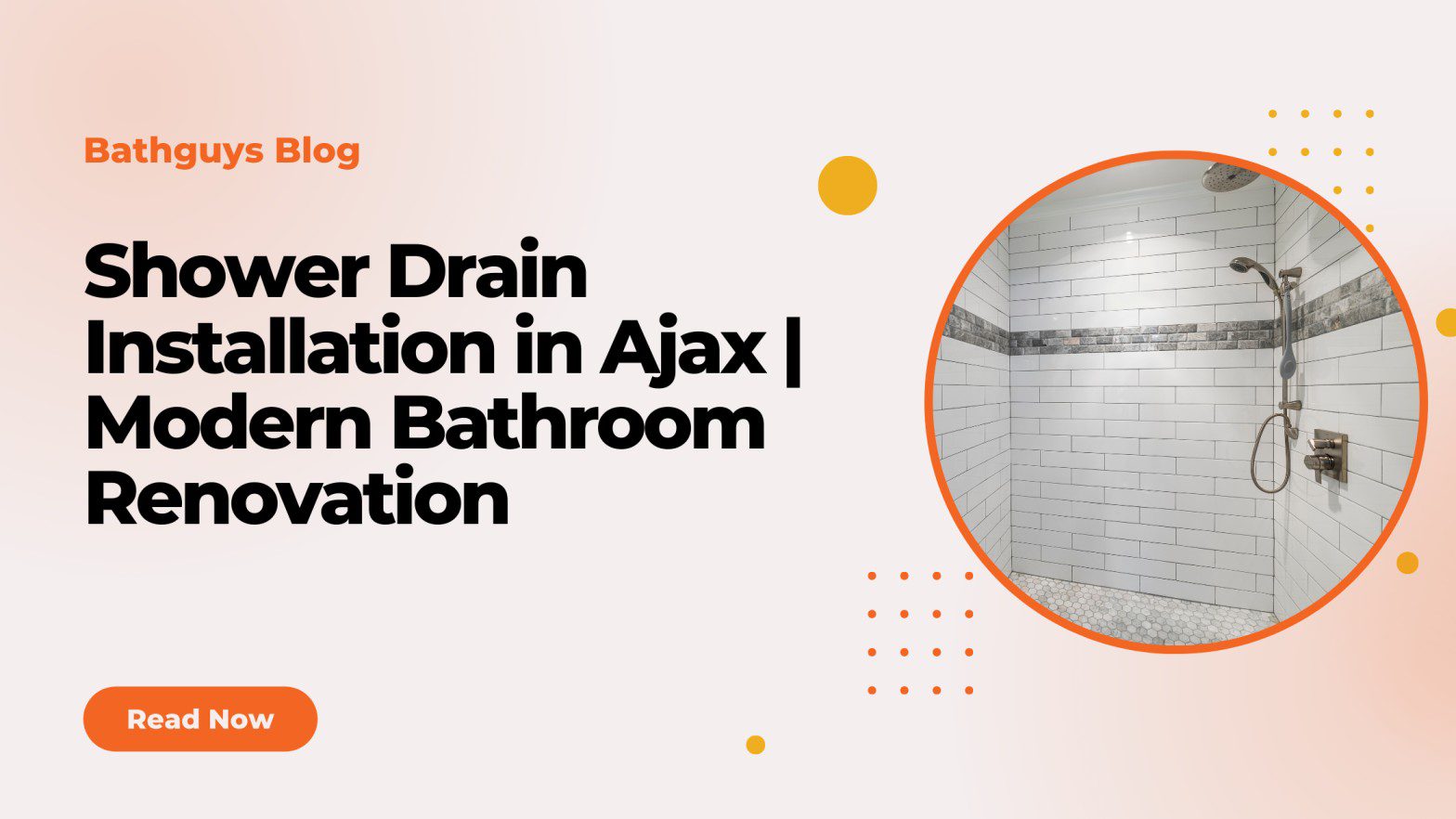 Shower Drain Installation