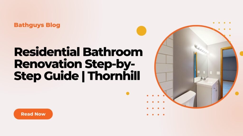 residential bathroom renovation