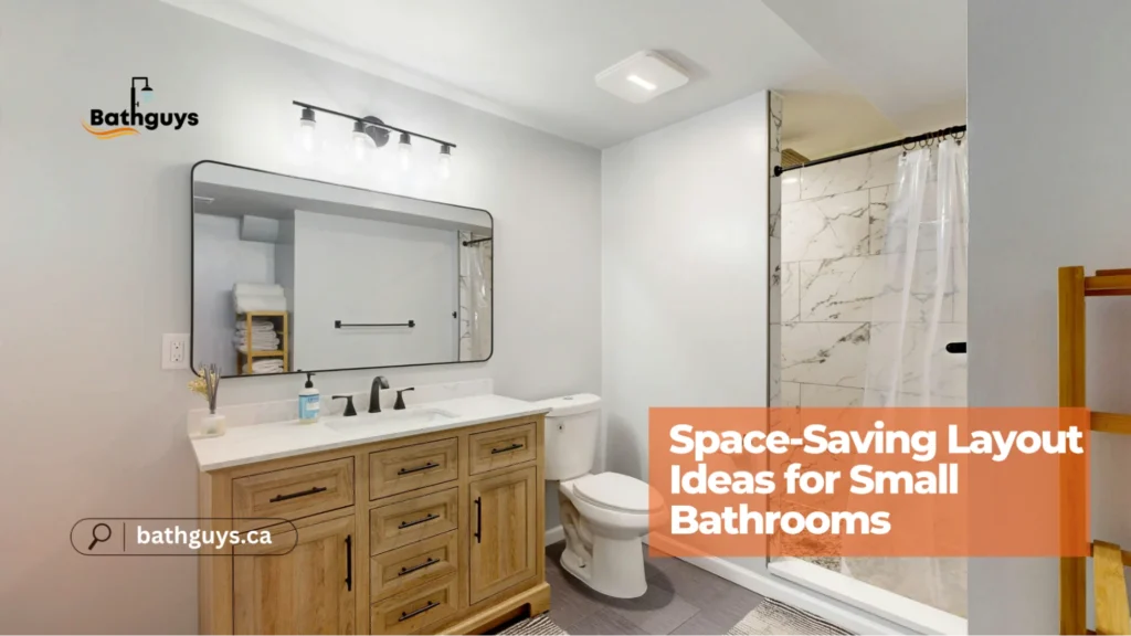 Space-saving small bathroom layout ideas designed for compact bathrooms