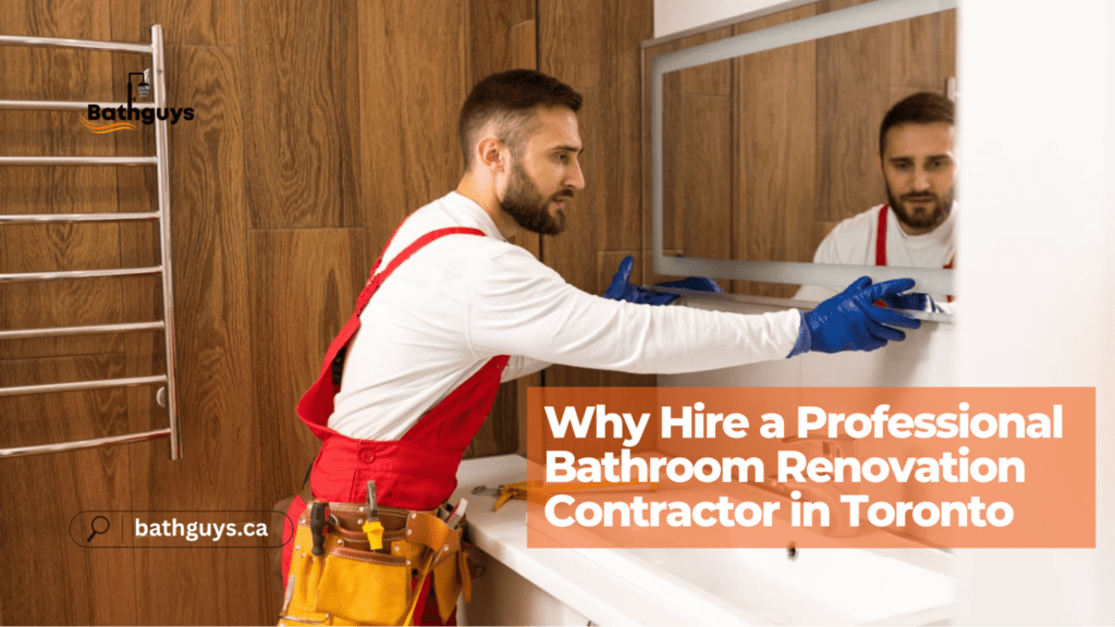 Professional contractor explaining Toronto bathroom renovation price guide for home remodel