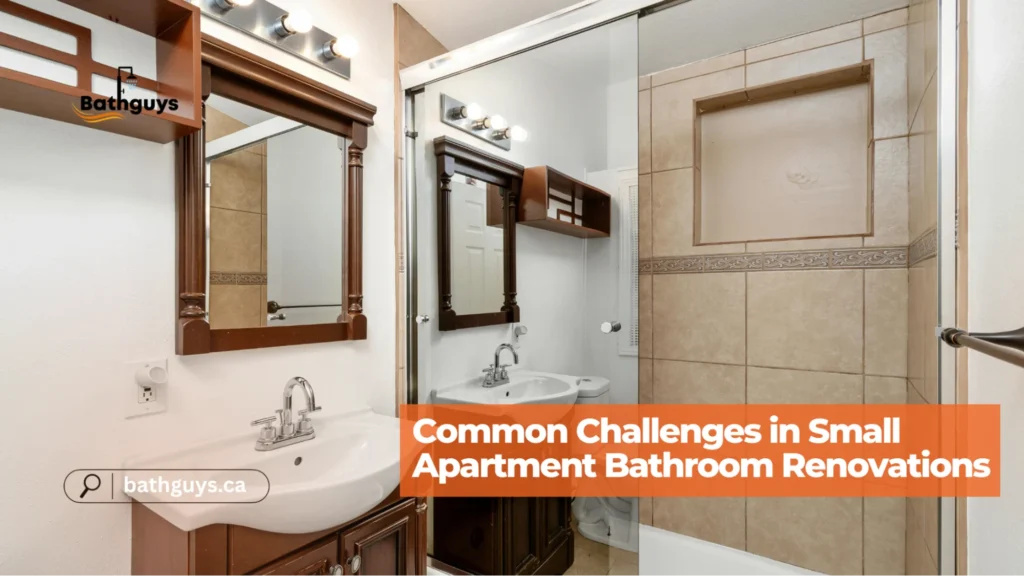 Condo bathroom renovation in Aurora featuring smart layout solutions for compact spaces