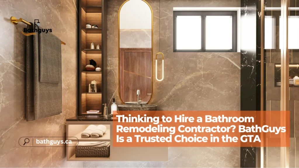 Bathroom redesign contractor providing modern renovation services across the GTA