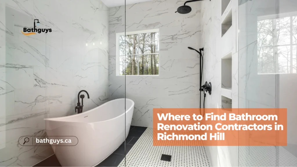 Bathroom renovation contractors providing remodeling services in Richmond Hill