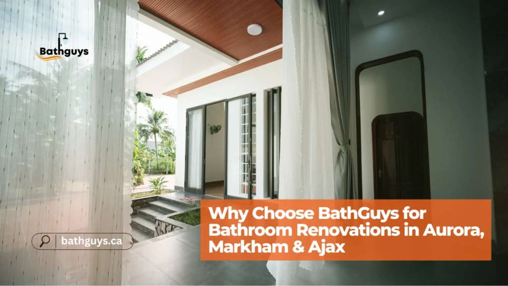 Bathroom renovation specialists serving homeowners across Toronto, Aurora, Markham, and Ajax