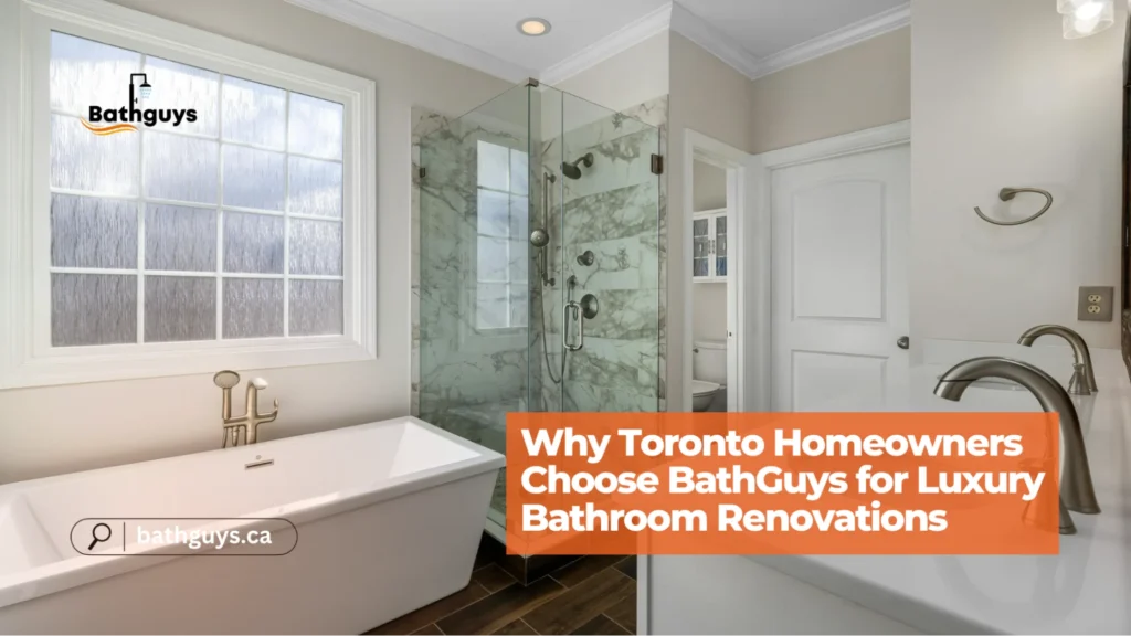 Luxury bathroom renovation in Toronto featuring modern design ideas, premium finishes and custom upgrades for homeowners