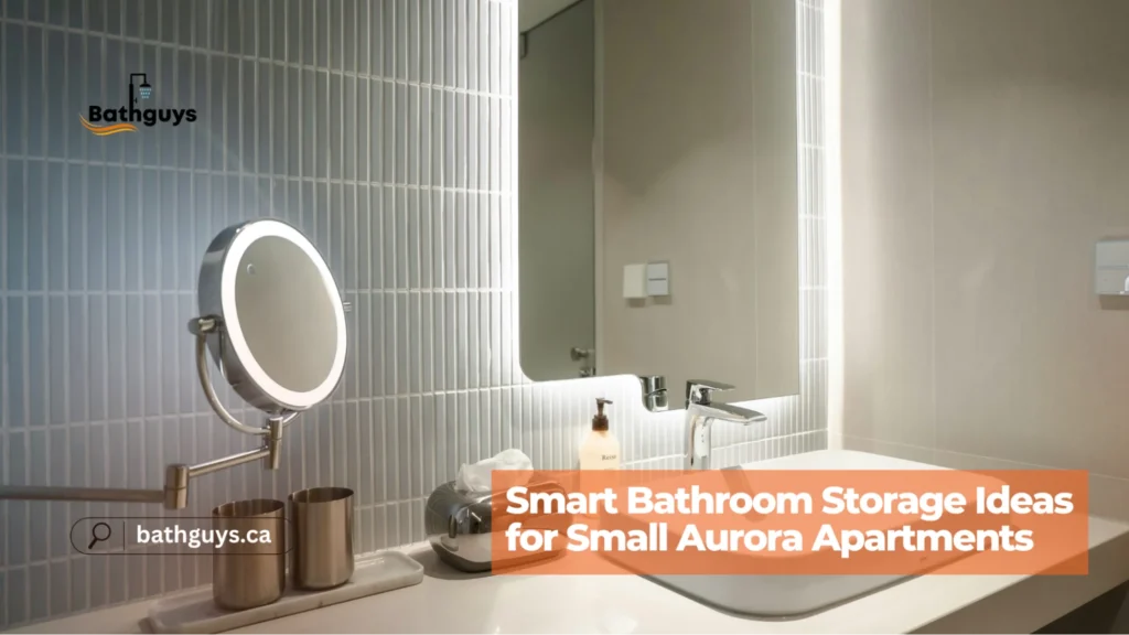 Space-saving apartment bathroom renovation ideas for small Aurora apartments