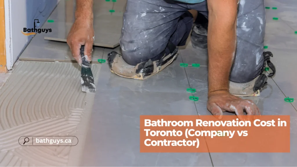 Cost comparison between bathroom renovation services in Toronto and independent contractors