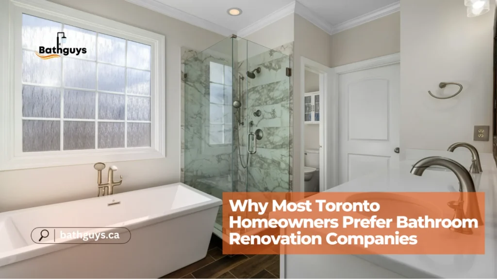 Homeowner comparing a bathroom renovation specialist vs contractor before remodeling