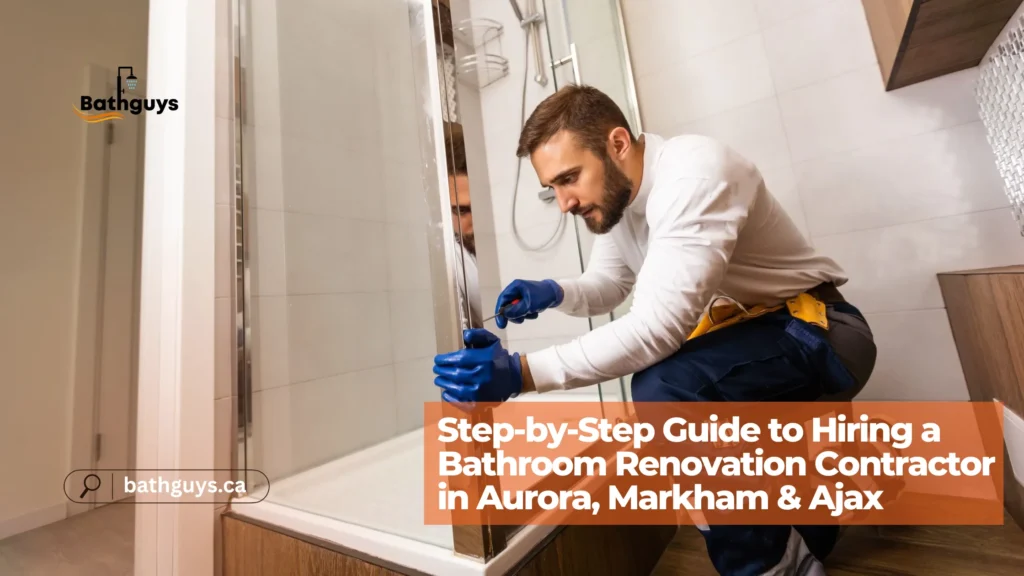 Local bathroom renovation contractors helping homeowners in Aurora, Markham, and Ajax