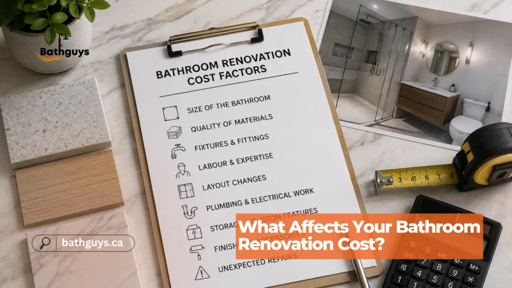 Bathroom renovation pricing Toronto can change based on materials, fixtures, labour, layout changes, and project requirements.