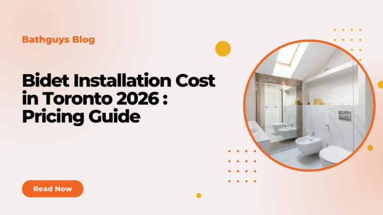 Bidet Installation cost guide in toronto in 2026