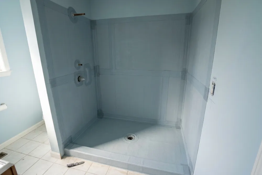 Bathroom Floor Waterproofing after