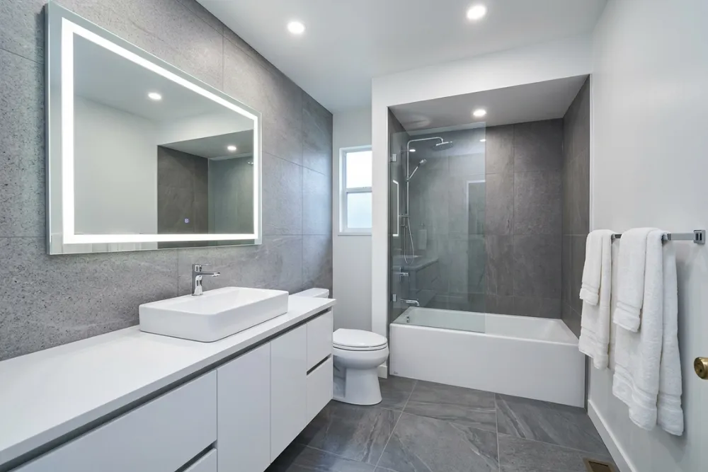Modern Bathroom Remodel after