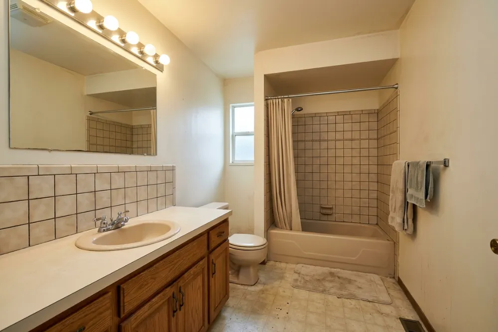 Modern Bathroom Remodel before