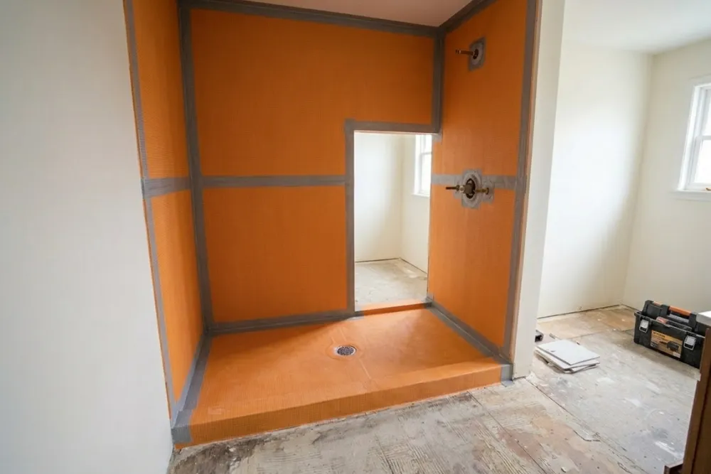 Shower Wall Waterproofing after